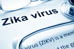 Image with Zika virus text