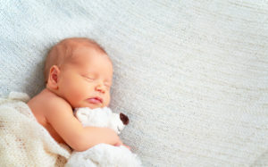 photo of sleeping baby