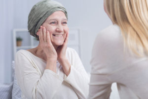 Cancer Survivor who is happy