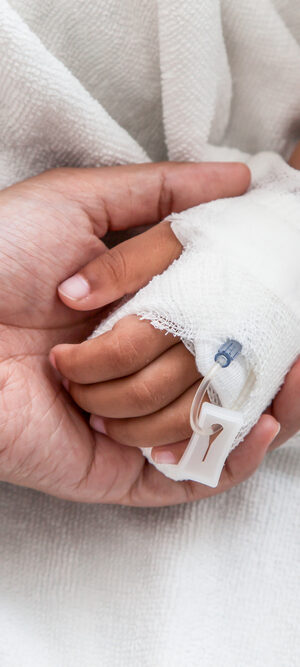 childhandswithIV
