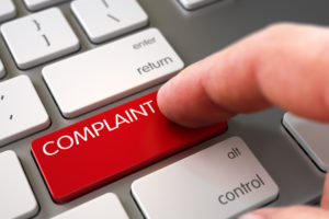 Photo of complaint button