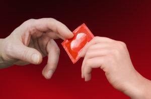 Photo of condom packet