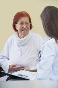 doctor with woman