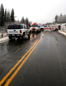 Emergency responders on the road