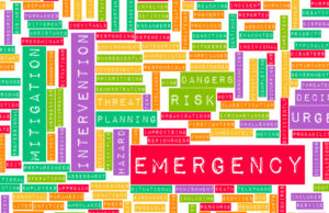 Emergency word cloud