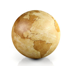 yellow and brown globe