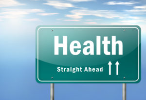 photo of health road sign