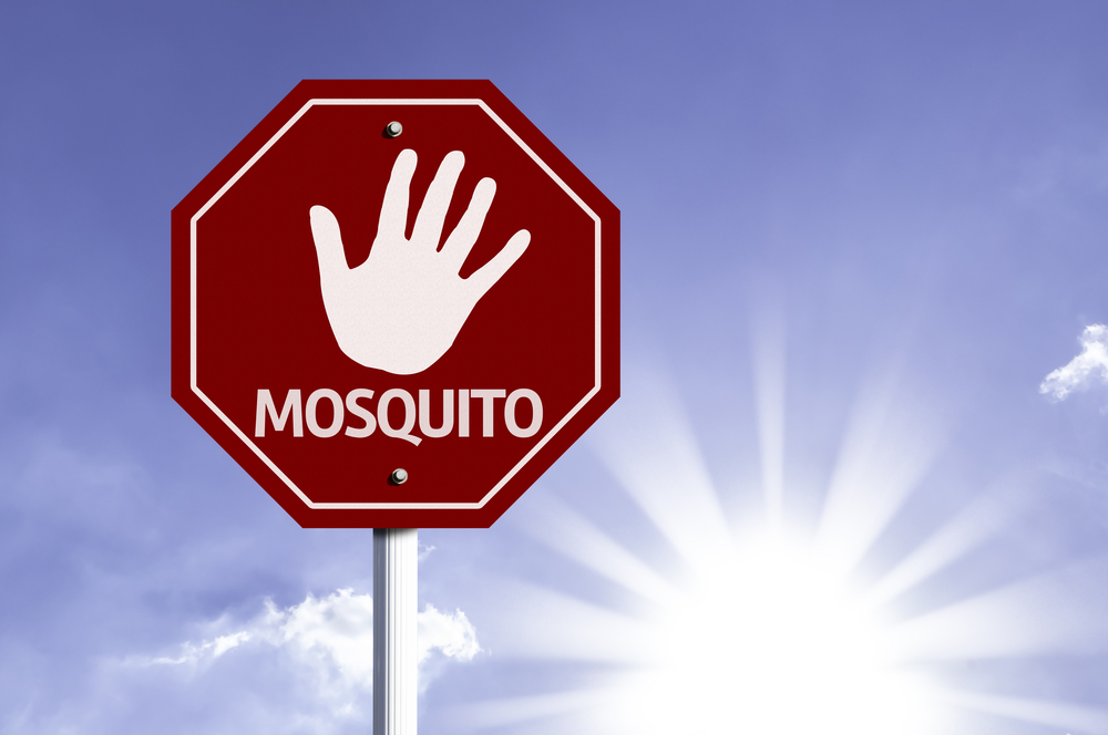 Photo of mosquito stop sign