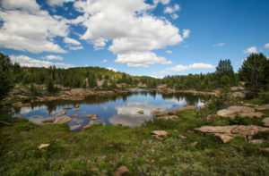 photo of mountain lake