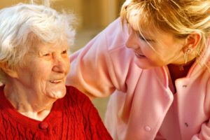 Photo of nursing home client