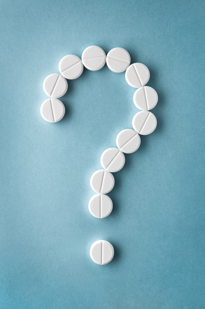pills in question mark shape
