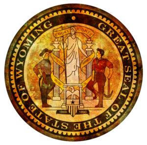 State seal of the State Of Wyoming