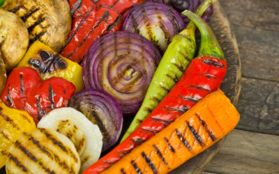 photo of grilled vegetables