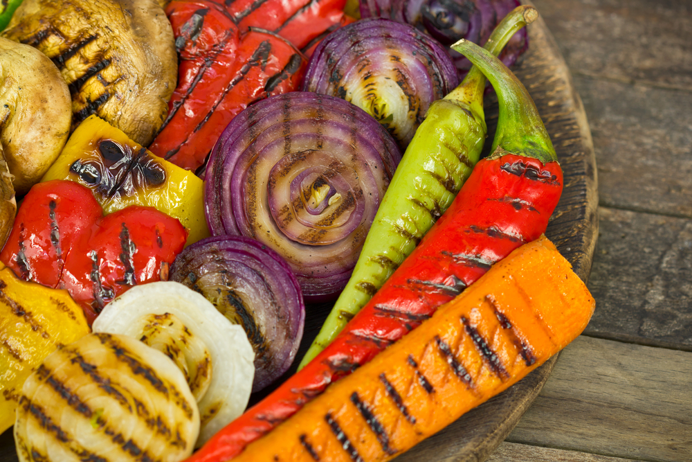 photo of grilled vegetables