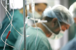 hospital equipment in operation room