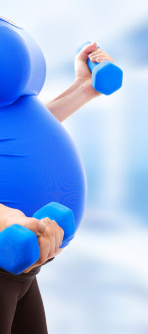 pregnantwomanexercising