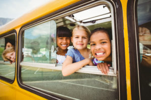 Kids on the school bus