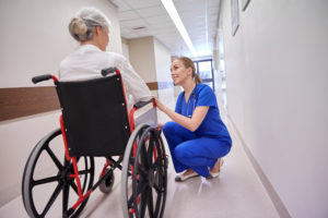 Photo of hospital wheelchair