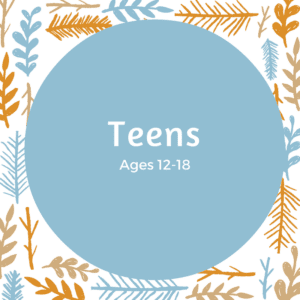 Graphic with teens ages 12-18