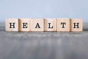photo of blocks spelling health