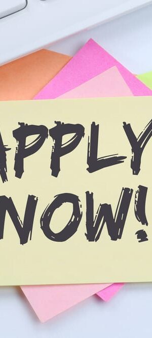 apply now on sticky notes