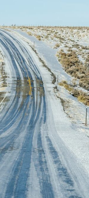 bad roads in winter