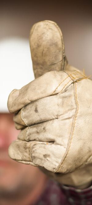 construction work thumbs up