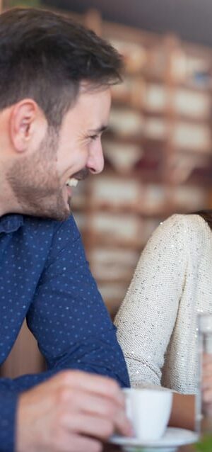 Couple Eating at Restaurant