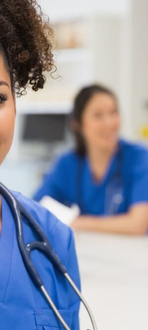 medical person at hospital