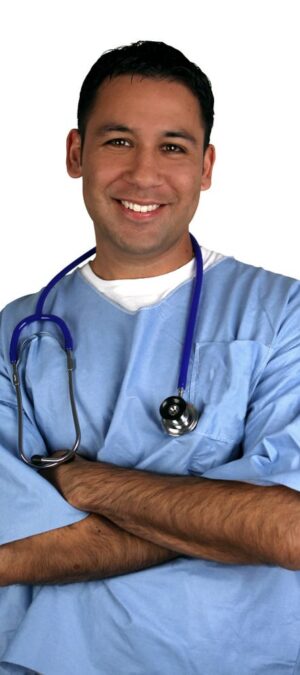 nurse with arms crossed