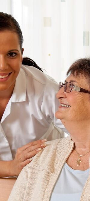 nursing home working with client