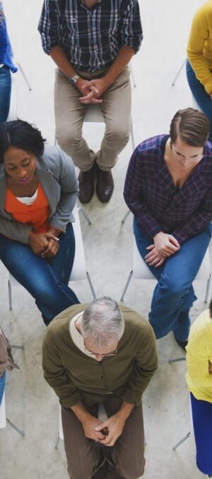 people sitting in chairs