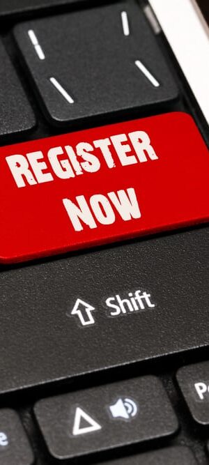 register now on keyboard