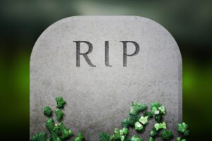 rip on gravestone