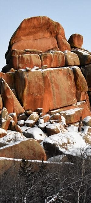 rock formation at vedauwoo