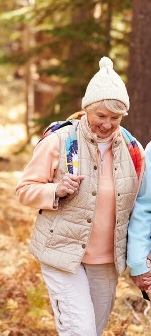 seniors hiking