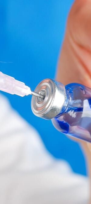syringe with vial