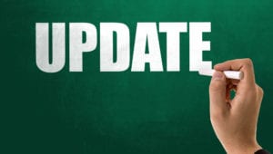 update on chalkboard