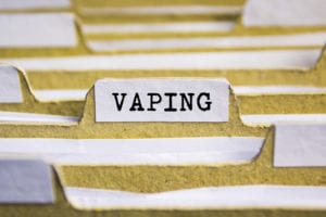 Vaping label on file