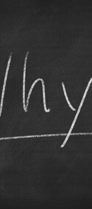 why on chalkboard