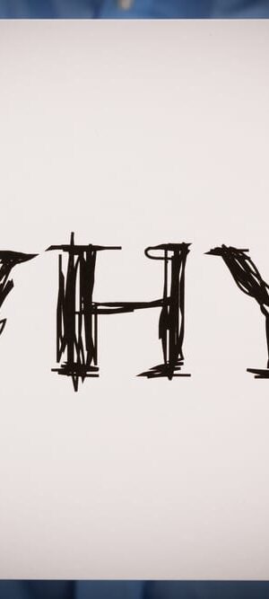 why on handheld sign