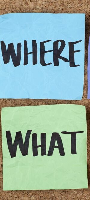 words on sticky notes