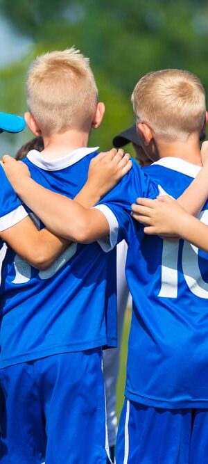 young boys sports team