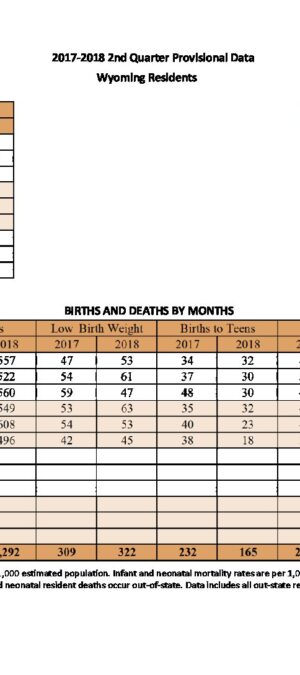 2018 2nd Qtr Provisional