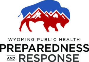 Logo of the Wyoming Public Health Preparedness and Response unit.