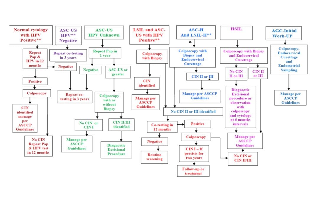 Algorithm for Cervical Screening Pap Abnormalities - Wyoming Department ...