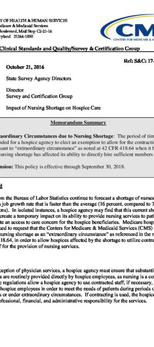 HLS-S&C 17-01-Hospice