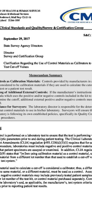 HLS-S&C 17-46-CLIA