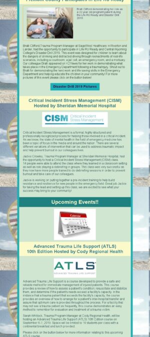 Wyoming Trauma Program – June 2019 Newsletter