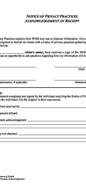 F-004_ Notice of Privacy Practices Acknowledgement of Receipt English (Nov 2019) (1)